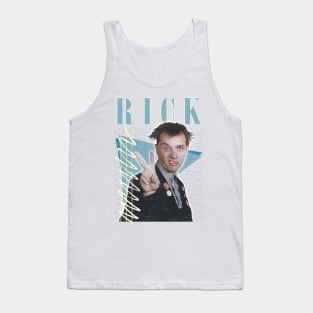 Rick // The Young Ones \\ 80s Retro Fan Artwork Design Tank Top